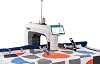 Q'nique 16X Elite Longarm Quilting Machine with Cutie Tabletop Quilting Frame | Free Motion Quilting Setup for Home Quilters and Crafters | The Grace Company