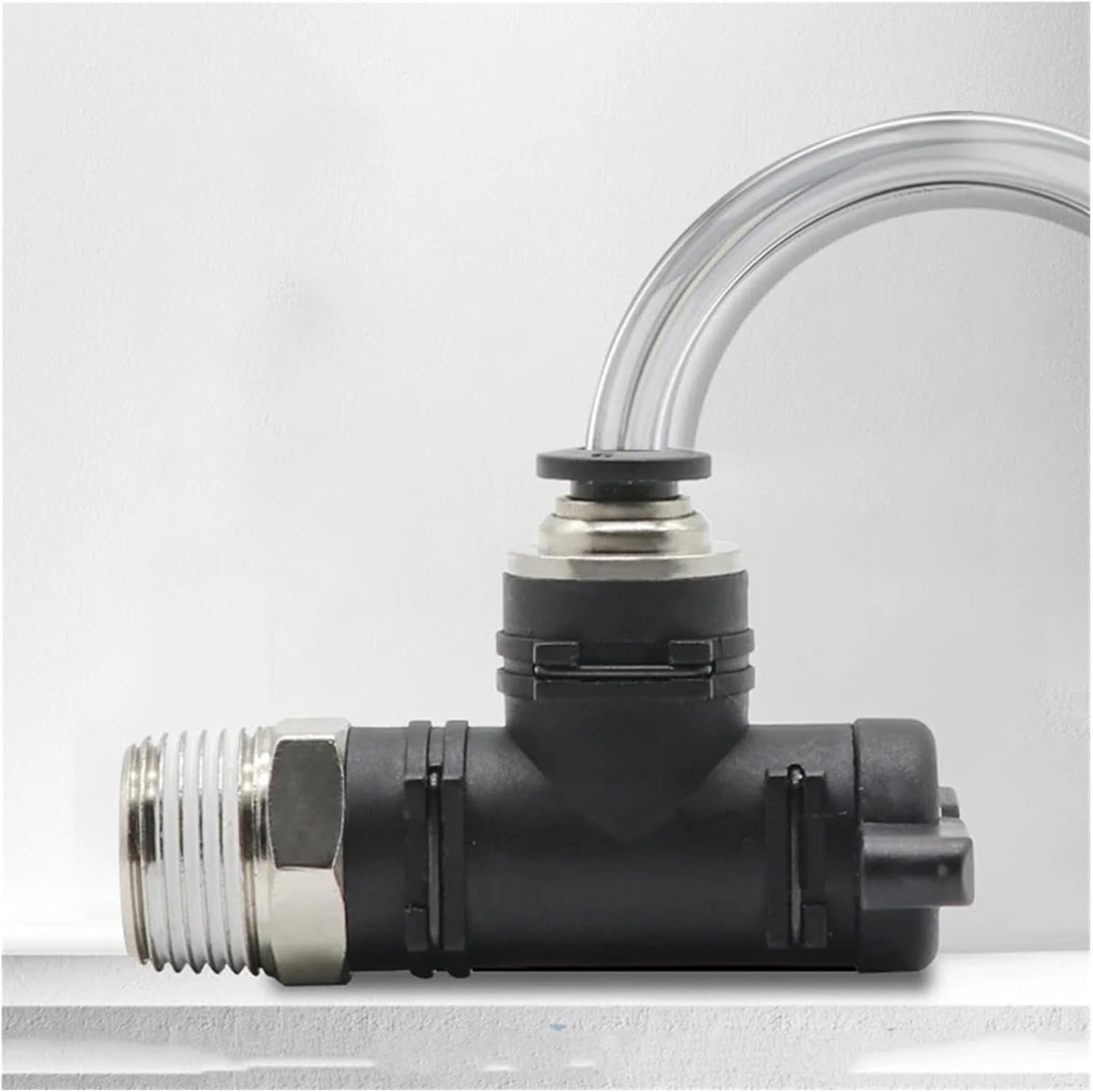 1PCS hand valve throttle BC BL elbow wind speed control adapter 6mm 8mm 10mm external thread PT 1/8 1/4 3/8 1/2 black pneumatic valve(BUC10mm,02)