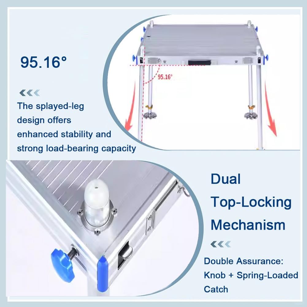 Ultra-Lightweight Foldable Fishing Platform Dock - Versatile Deep-Water Access for Shore, River, and Lake Fishing - Portable and Easy to Use