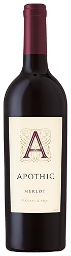 Apothic Merlot, vino tinto, botella de 25.4 fl oz