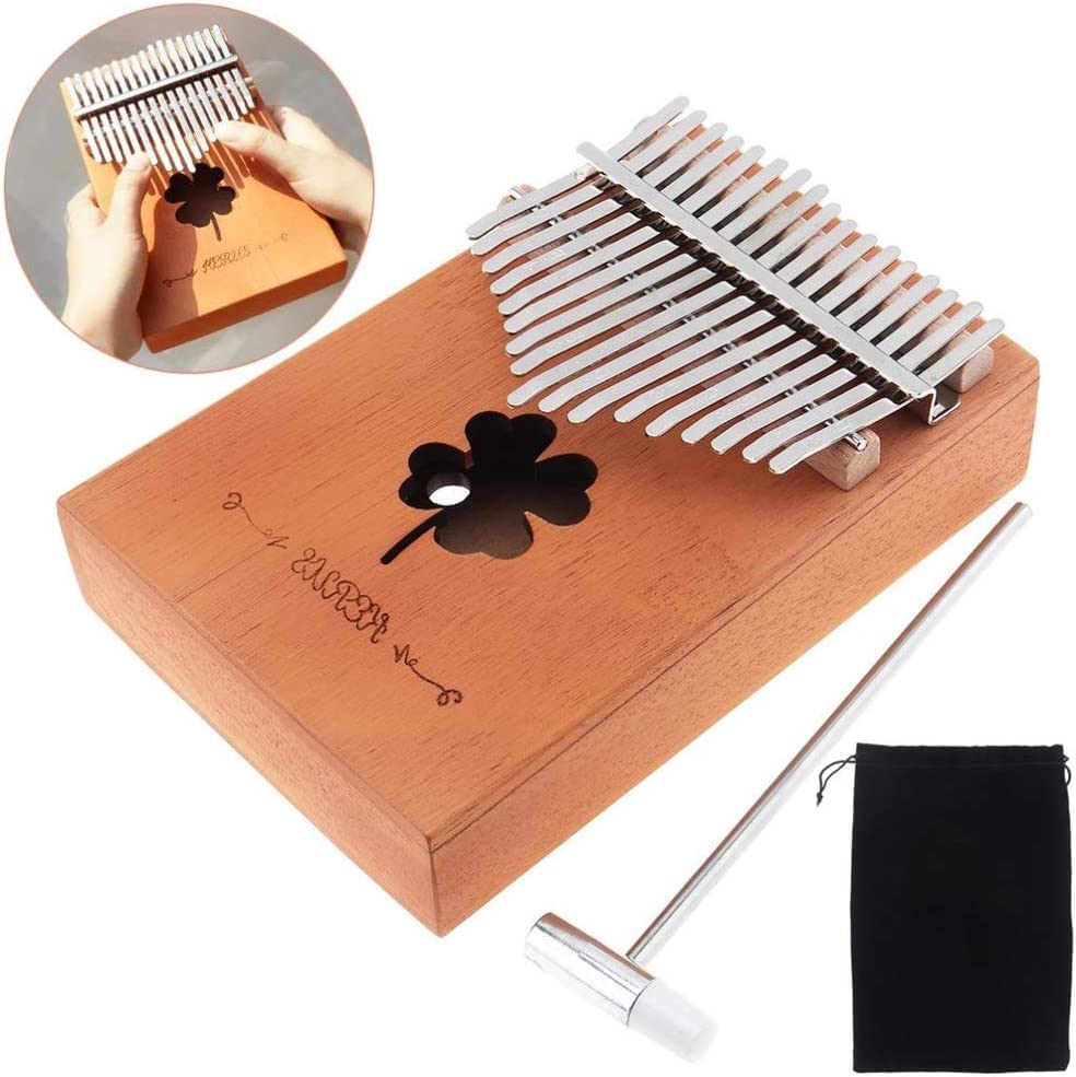 Mini Doigt Kalimba Pouce Piano 17 Touches Kalimba Mini Planche Unique Acajou trèfle Ton Trou Pouce Piano Clavier… - Les Beatles, Paul McCartney, John Lennon, RIngo Starr, George Harrison Mini Doigt Kalimba Pouce Piano 17 Touches Kalimba Mini Planche Unique Acajou trèfle Ton Trou Pouce Piano Clavier… – Image 8