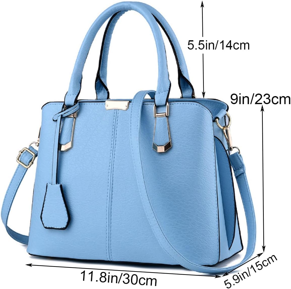 XingChen Purses and Handbags for Women Fashion Messenger Bag Ladies PU Leather Top Handle Satchel Shoulder Tote Bags