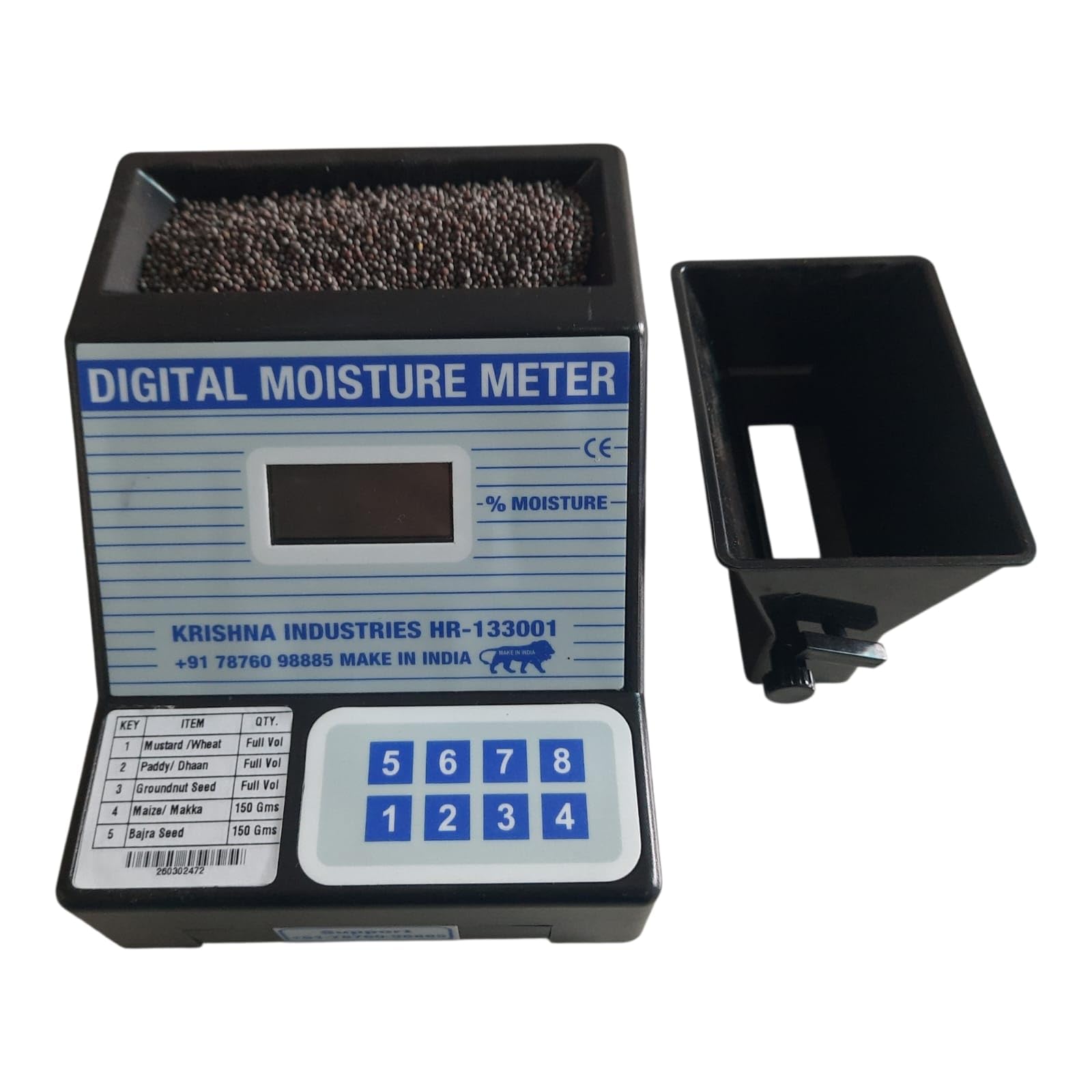 Digital Grain Moisture Meter - Seed Testing -4 Digital Grain Moisture Meter - Seed Testing -4