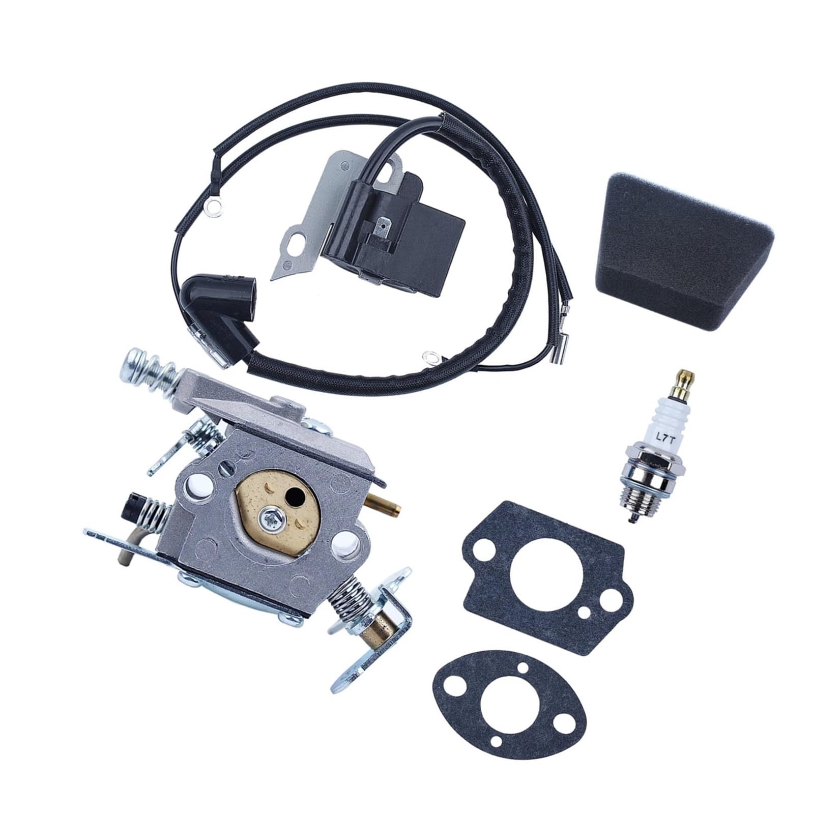 Carburateur avec bobine allumage 350 351 420 pour coupe de bois et élagage