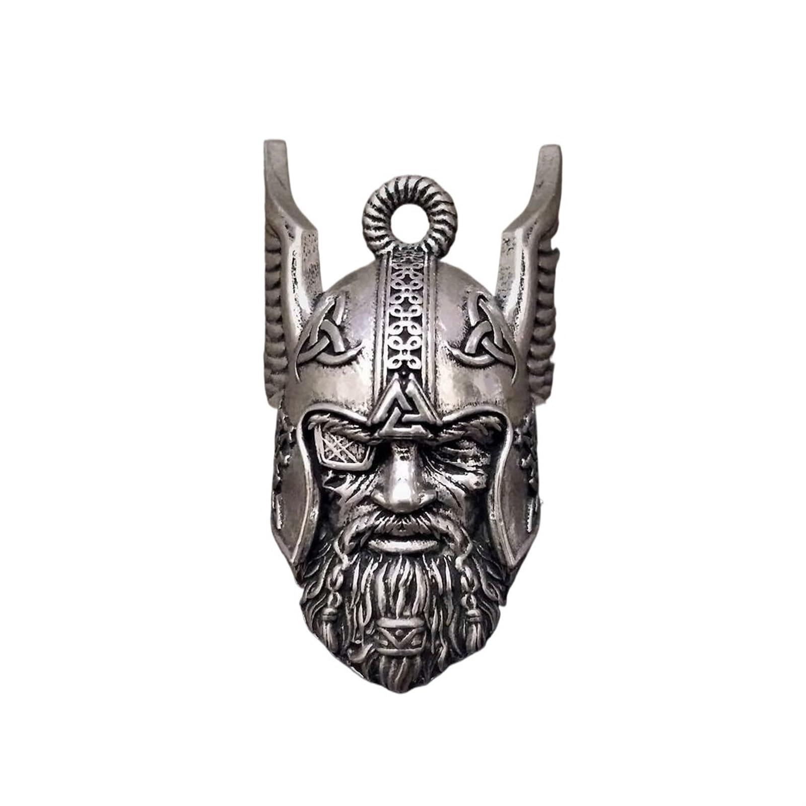 Wanghaiping 1Pcs Odin Viking God Guardian Ride Bell - Lucky Charm, Gremlin Guardian Ride Bell, Best Gift For Anyone Who Loves Motorcyclist(1Pcs)