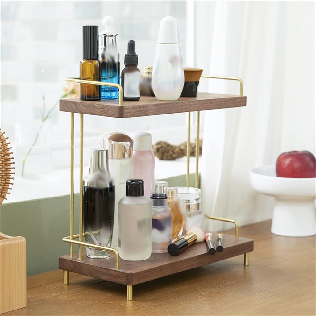 Organizer per cosmetici con scomparti multipli per bagno e scrivania, ideale per trucchi, cura della pelle e accessori