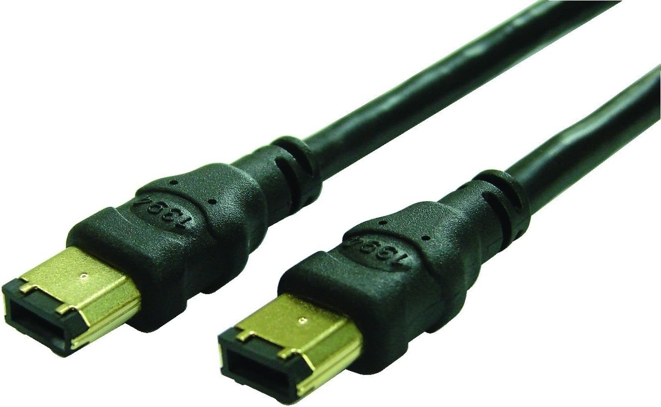 MAPLIN Firewire 400 1394a 6 Pin Male Cable 3m 400 Mbps IEEE1394 Transfer Data