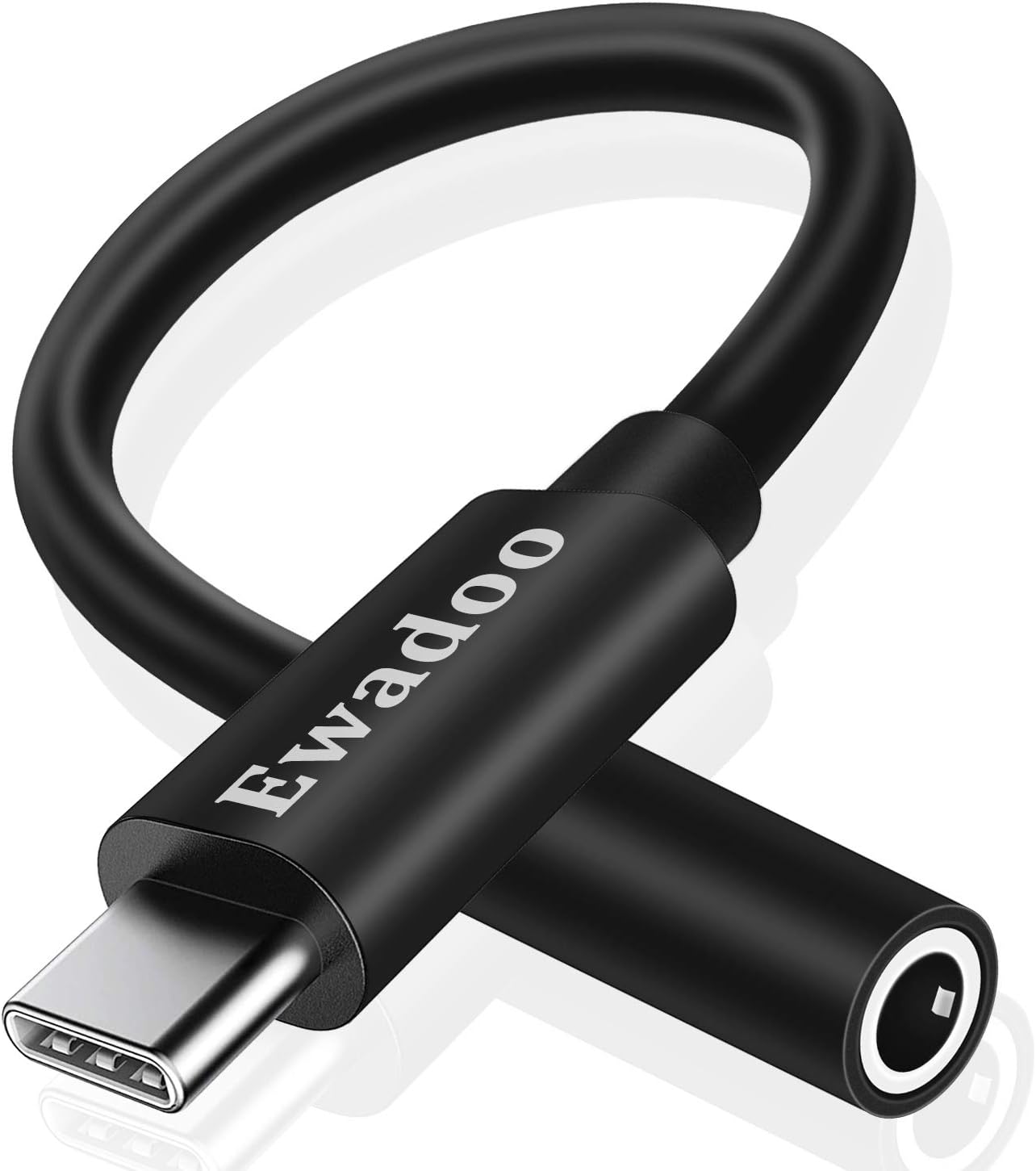USB C to 3.5 mm Headphone Jack Digital Audio Adapter Ewadoo Type C to 3.5mm AUX Audio Extension Cable Compatible with Google Pixel 3/2/ XL, Essential PH-1, Huawei Mate 10/ P20
