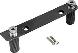 Musiclily Pro M7 Studs Anchors and 10mm Bushing Mounting Support Bracket Assembly for Electric Guitar FR Double Locking Tremolo Bridge System, Chrome