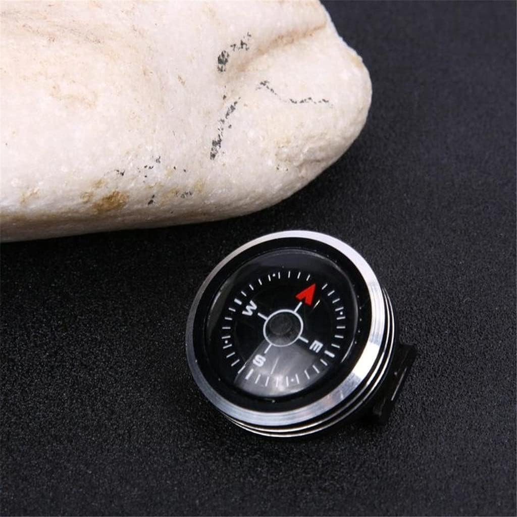 Mini Portable Watch Strap Button Compass for Bracelet Outdoor Hiking Camping Outdoor Tools