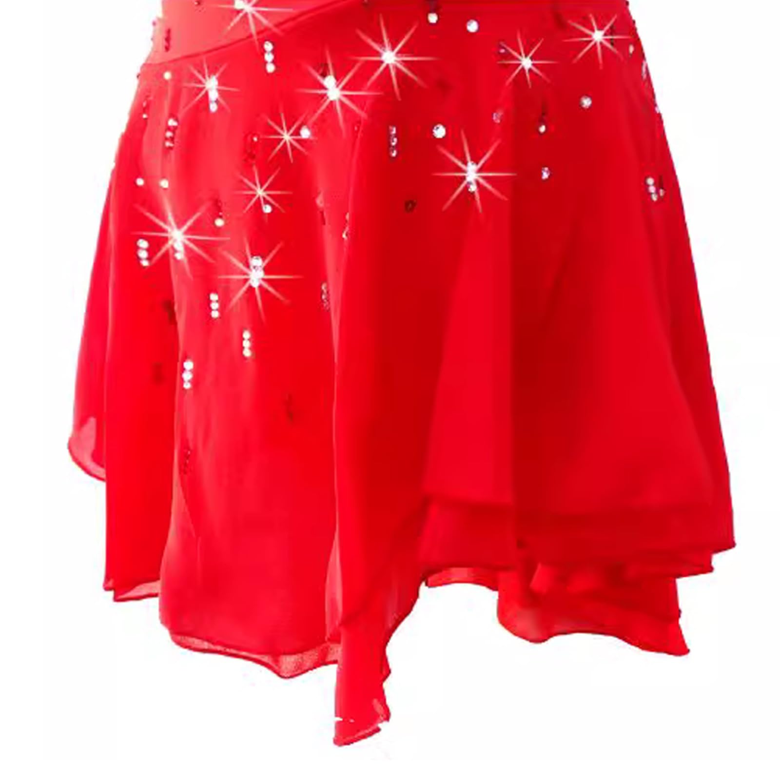 Vestito Da Pattinaggio Artistico Strass Bambina Balletto Leotards Da Abito Latino Danza Classica Body Vestiti Da Ballo