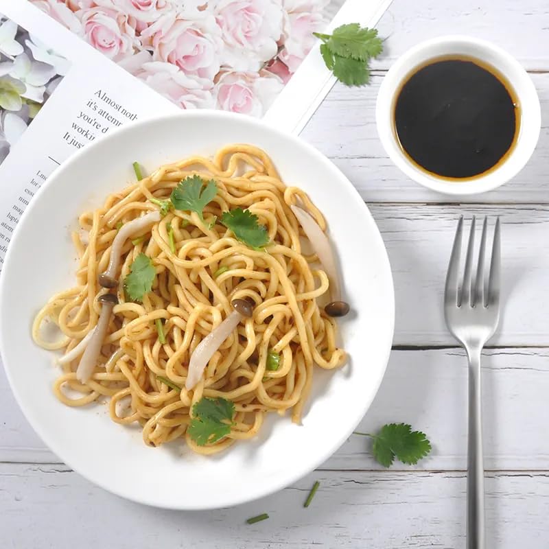 Veganic Japanese Udon Noodles | Thick Wheat Noodles | Tasty Cuisine | Highest Grade | No Preservatives | Not Fried (1800) 3