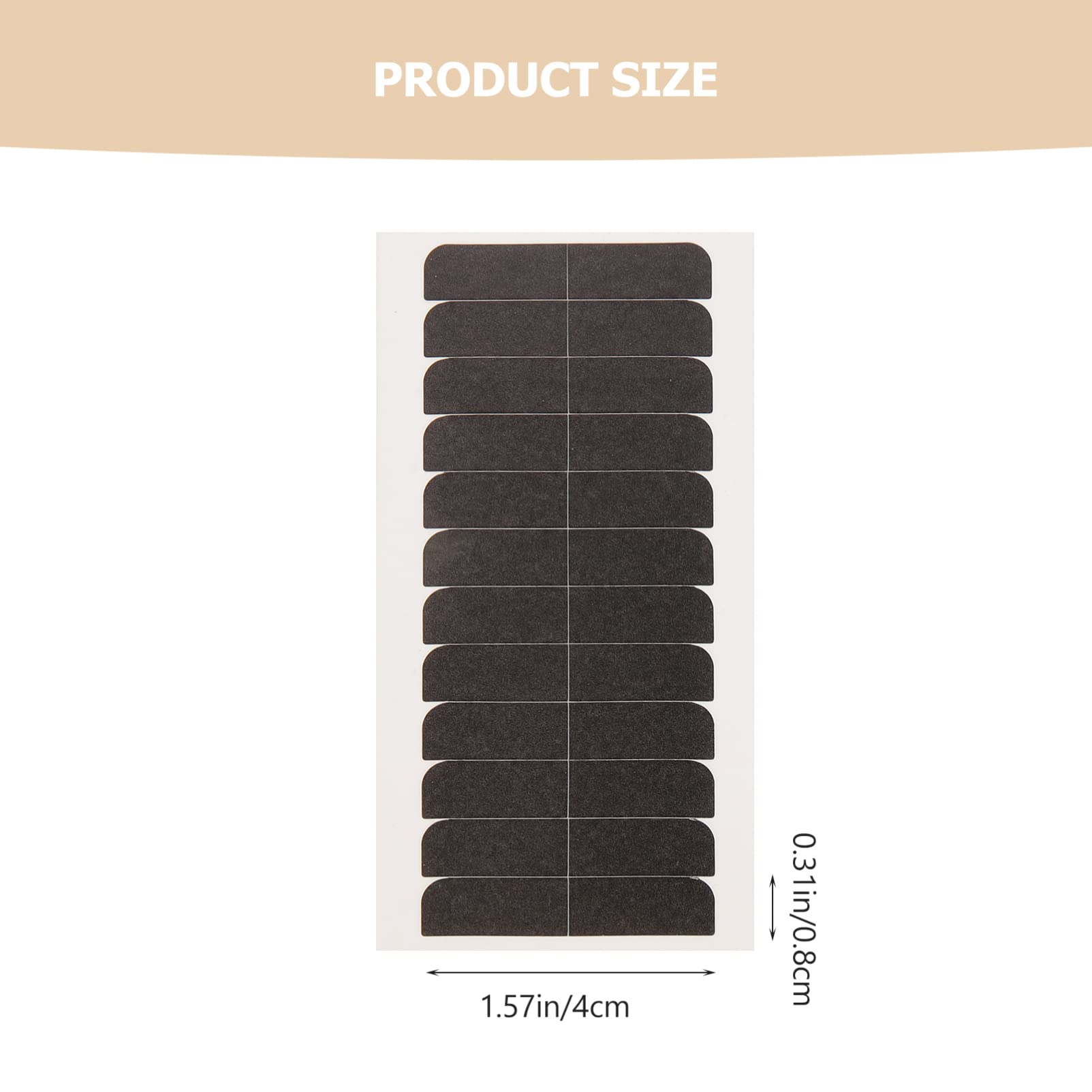 FOMIYES Tape Extensions Human Hair 10 Sheets Double Sided Wig Tape for Strong Hold Long Lasting and Natural Appearance