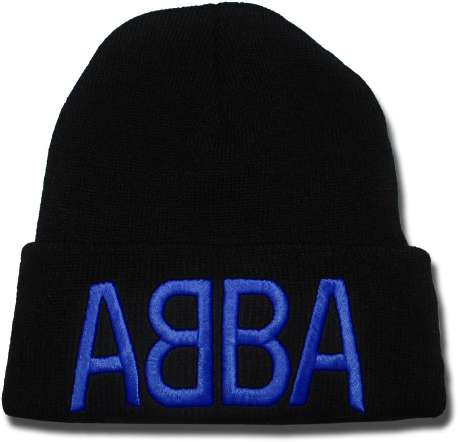 JRICK ABBA Band Logo Beanie Fashion Unisex Embroidery Beanies Skullies Knitted Hats Skull Caps