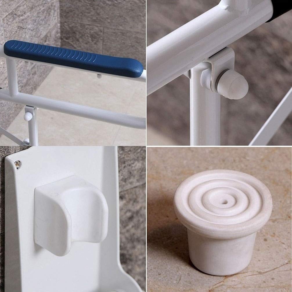 Barra di sostegno pieghevole per il bagno, per anziani e disabili, antiscivolo, per la sicurezza del bagno