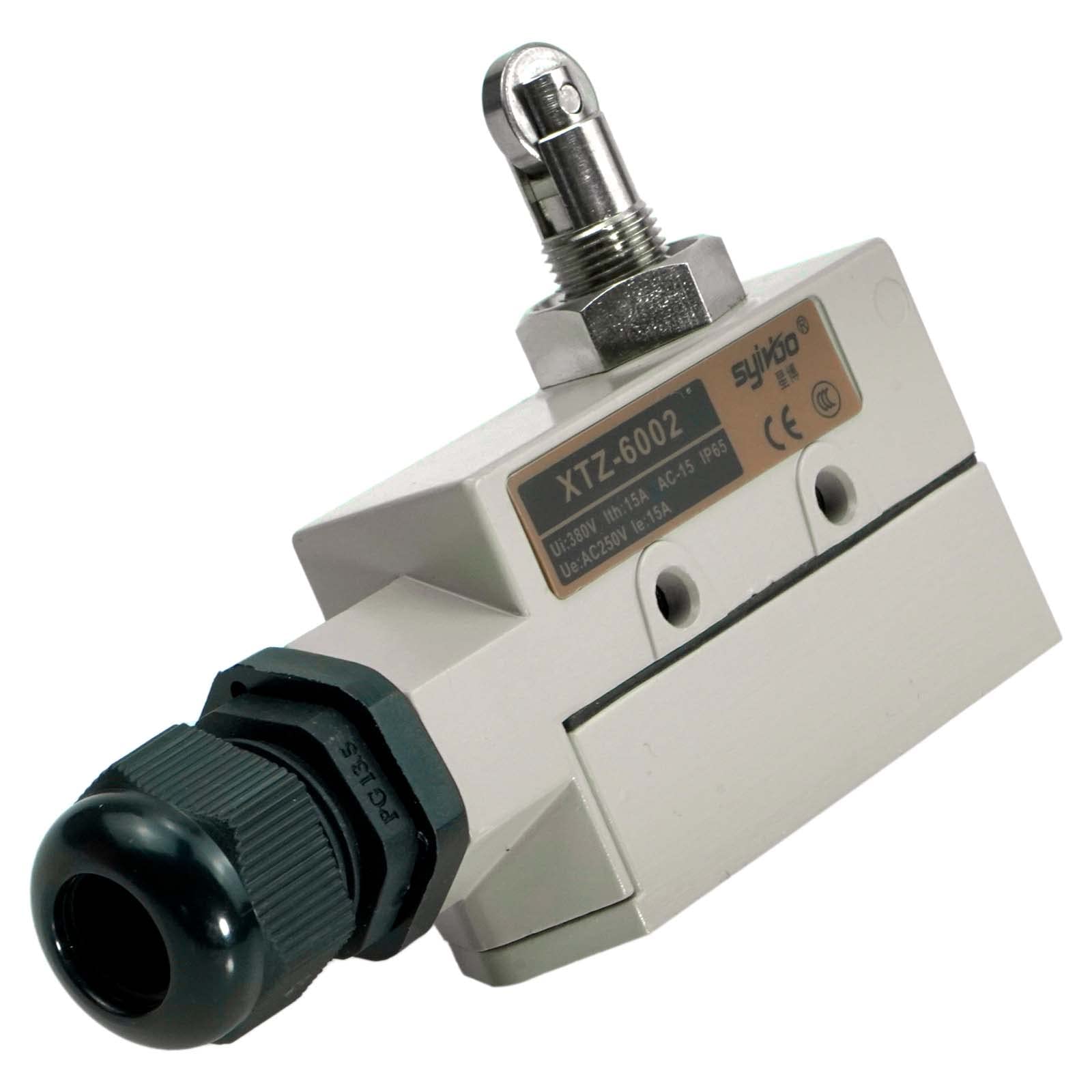 TZ-6 Sealed Limit Switch Roller Plunger SPDT AC 250V 15A IP 65