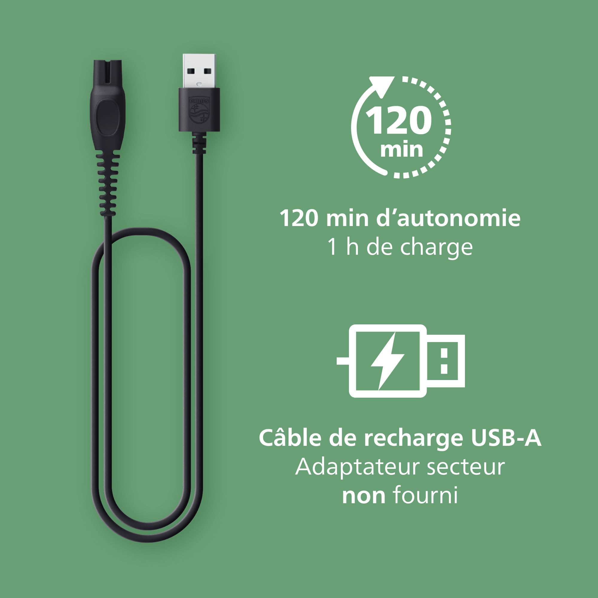 Philips Multigroom série 5000 Tondeuse tout-en-un 11 accessoires, lames en métal auto-affûtées, 17 hauteurs de coupe (0,5-16 mm), modèle MG5951/15