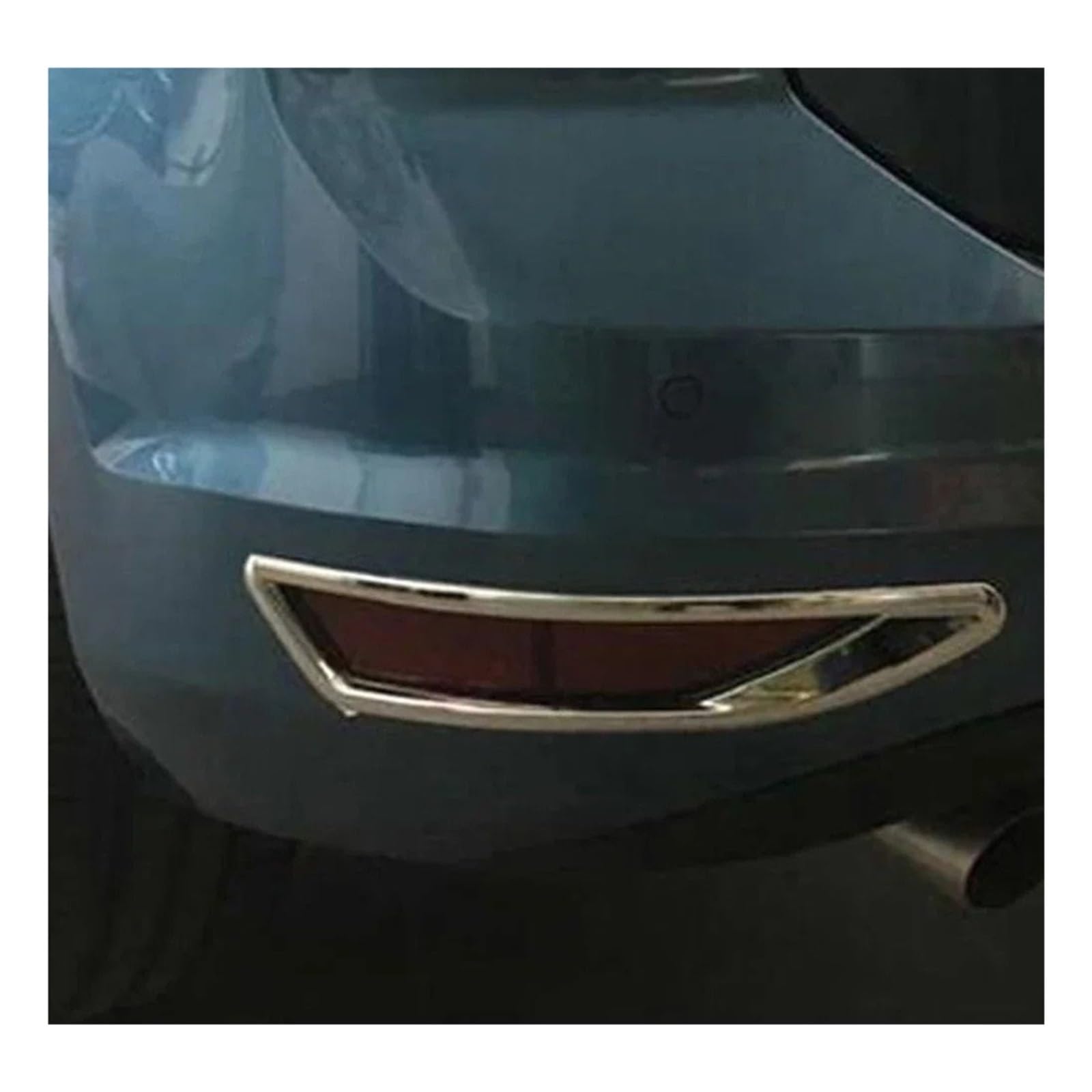 Car Rear Bumper Fog Light Lamp Cover Trim, Fit For Volkswagen, Fit For Touran, 2016-2024 Chrome Foglight Bezel Trims Accessories Osłona tylnego światła