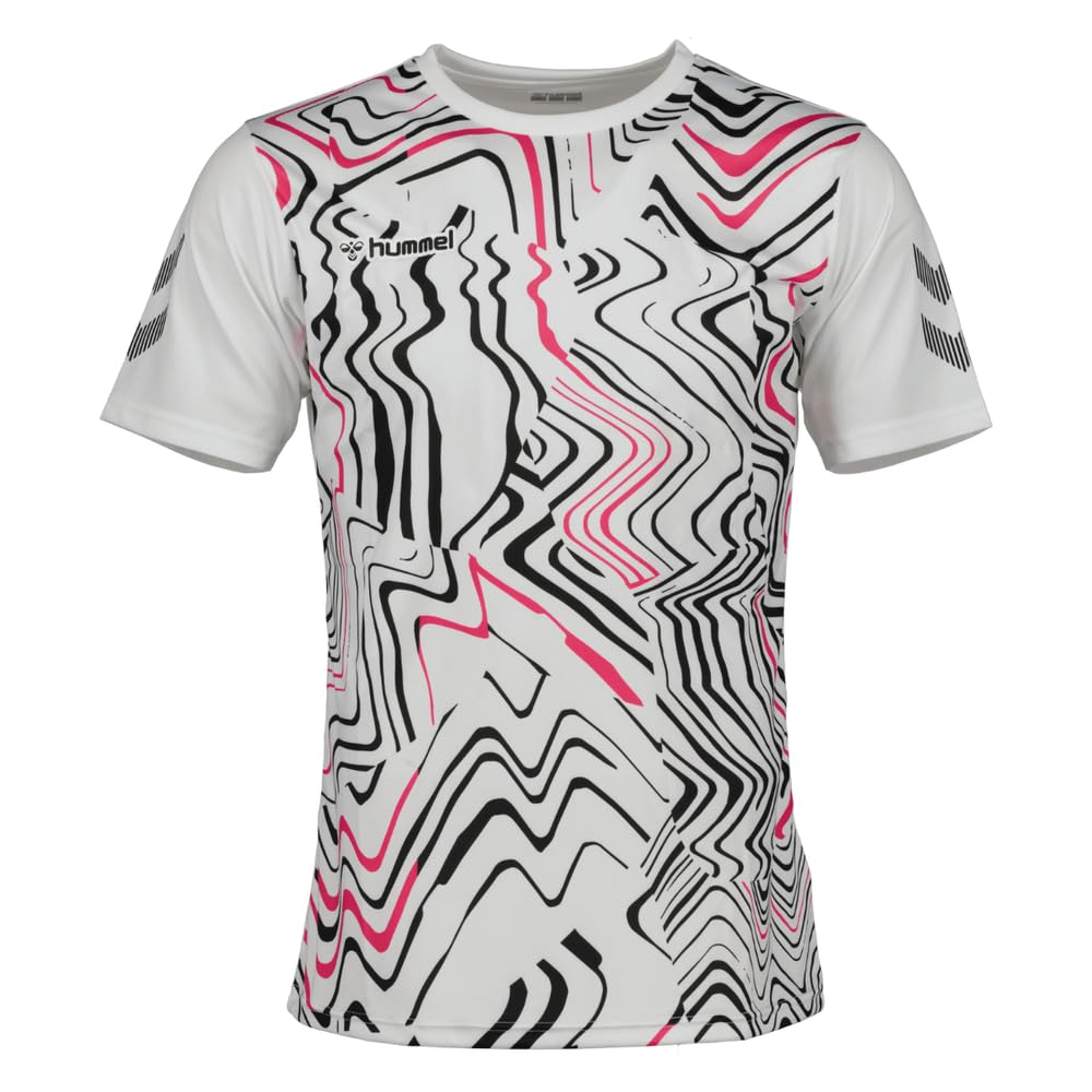 Hummel White/Black/Pink Hydro Kids Jersey,