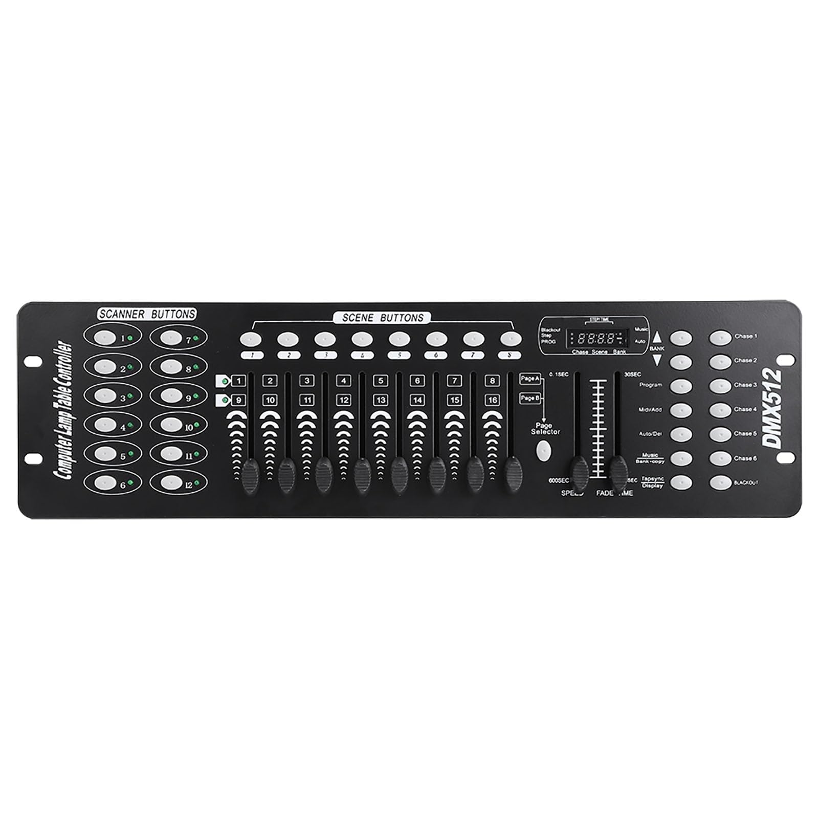 Console DMX 192 Canaux – Contrôleur Lumière De Scène Pour Concerts, Soirées, Discos Et Clubs – Adaptateur DC 12V Inclus