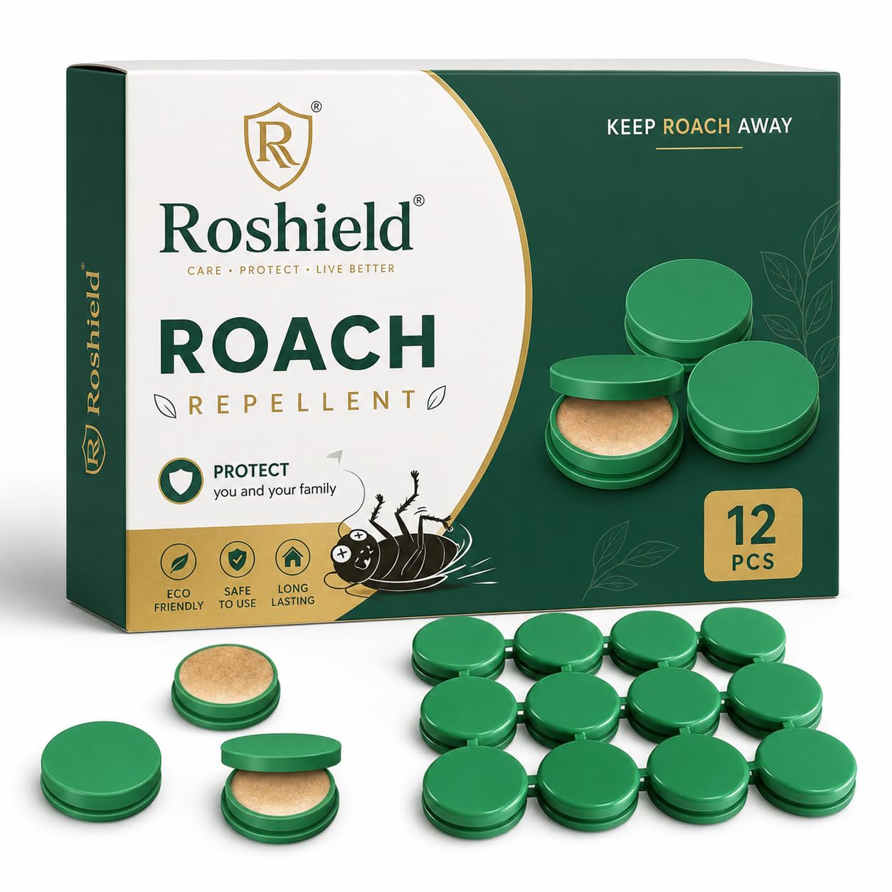 Roshield™ Cockroach Gel for Home Strong Anti Roach Gel Cockroach Repellent for Kitchen with Fast-Acting Bait Trap for Permanent Cockroach Control (Pack of 1)-picture-36