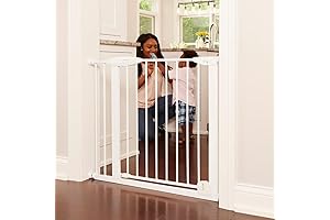 North States Superyard - the durable metal baby gate that adjusts to any size home