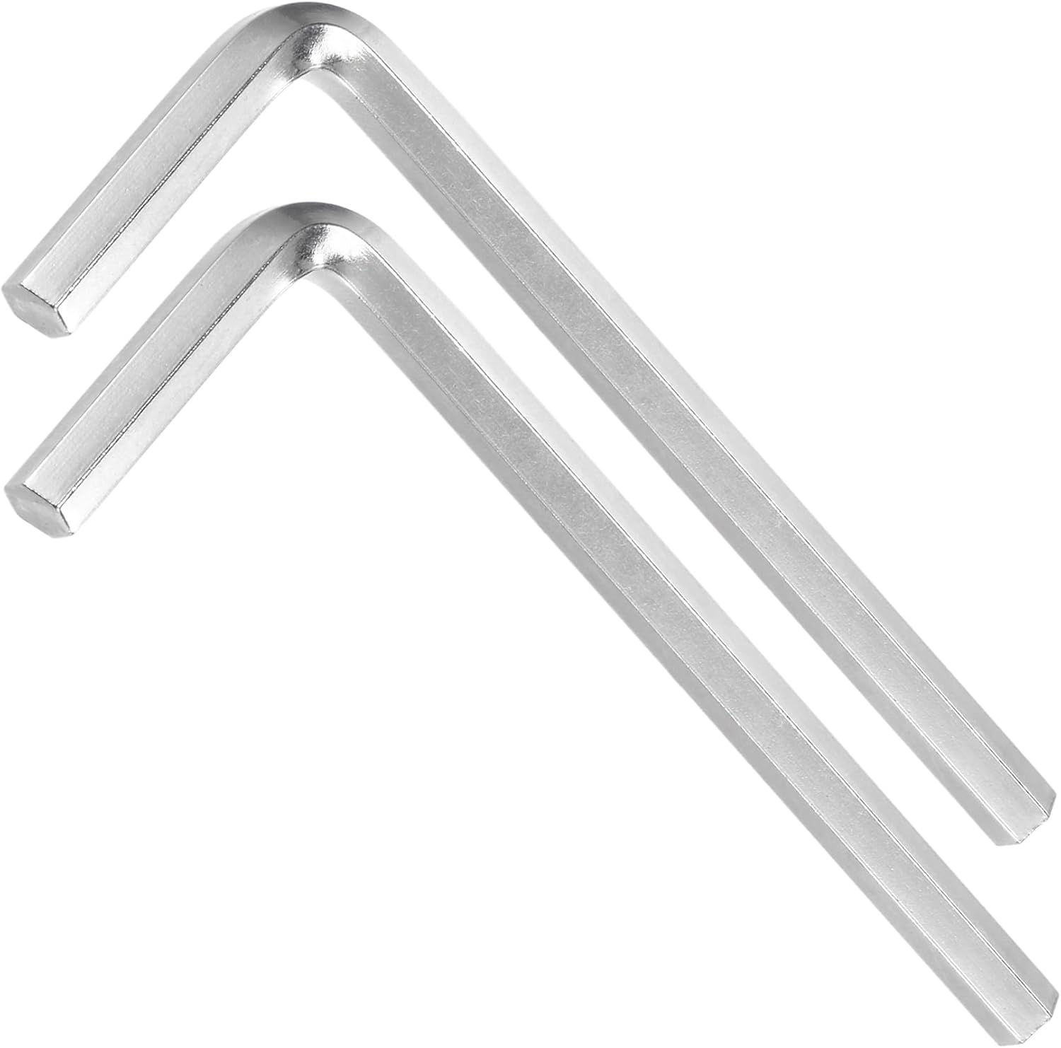 2 Pcs 6mm Hex Key Wrench l Shaped CR-V Repairing Tool