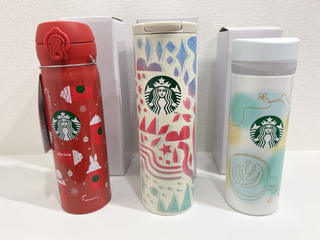 Amazon | スターバックス 魔法瓶 タンブラー 3点 | ノーブランド品 