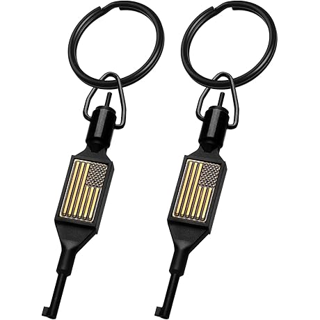 Essential 2-Pack Flat Swivel Handcuff Keys: Unlocking Security with Effortless Precision