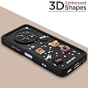 Pikkme Back Cover for Realme Narzo 70x 5G / N65 / Realme 13/12 / 12X 5G / C65 | Cute Fun Cartoon 3D Bear Silicone Full Body Protection Bumper Cover (Black) gallery image