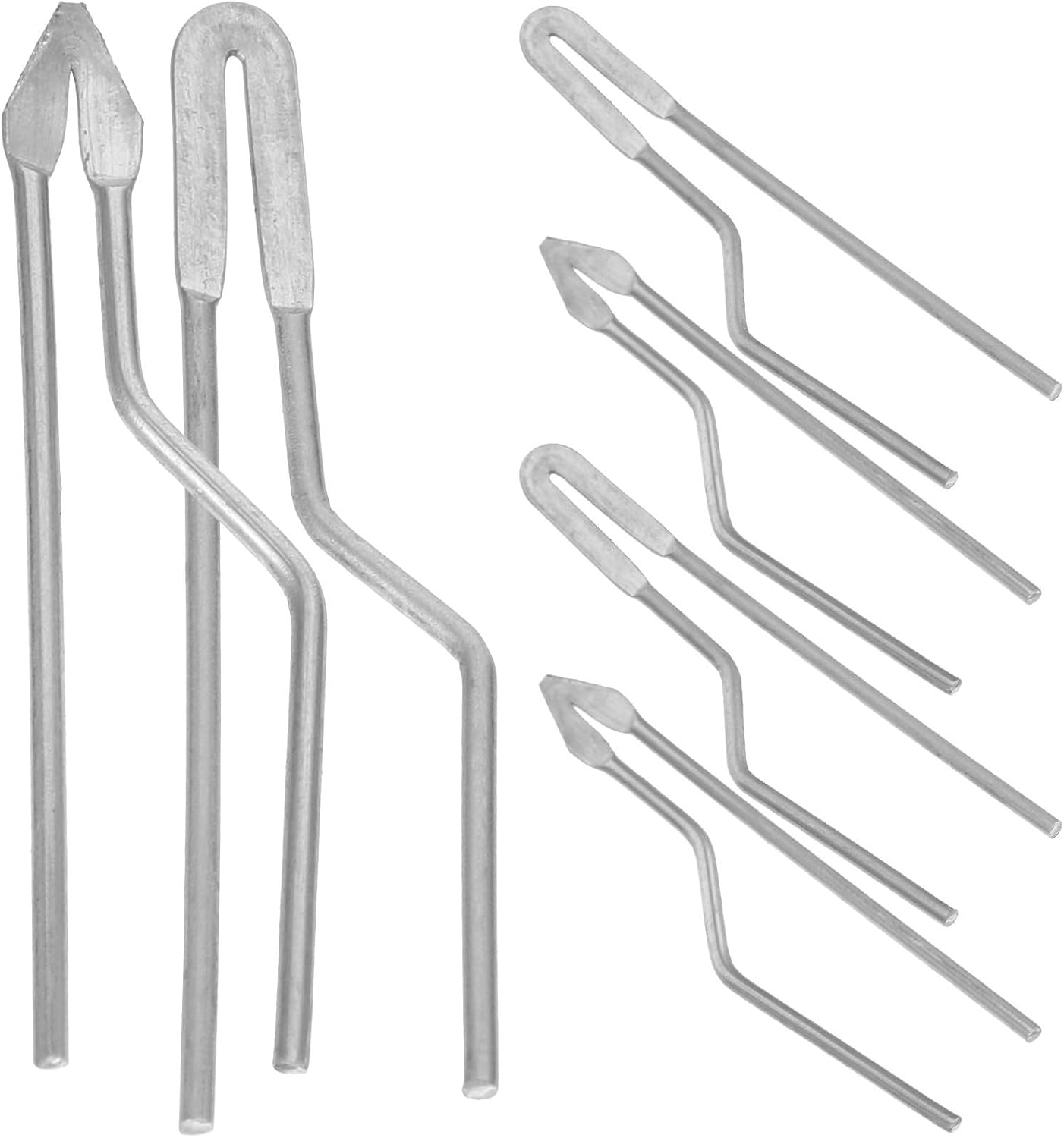 GALPADA 6pcs Wood Burning Tool Tips Replacement for Pyrography with High Impedance Iron Material, Even Heat Distribution, and Precise Soldering for Wood Burning and Leather Cutting