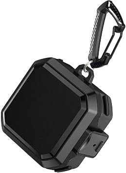 Samsung Galaxy Buds 4 Pro Kılıf Güvenlik Kilitli Military Tank Siyah