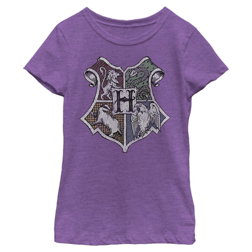 Harry Potter Hand Drawn Crest Camiseta para Niñas