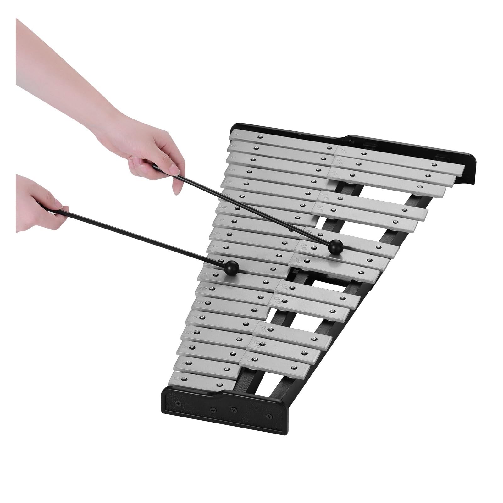 Amazon.co.jp: グロッケン打楽器 32 ノート木琴教育鉄琴木製ベース固体