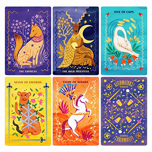 Affirmators! Tarot Cards Deck - Daily Tarot Cards with Positive Affirmations For Magical Guidance from the Universe to Help You Help Yourself without ... You Help Yourself Without the Self-helpy-ness