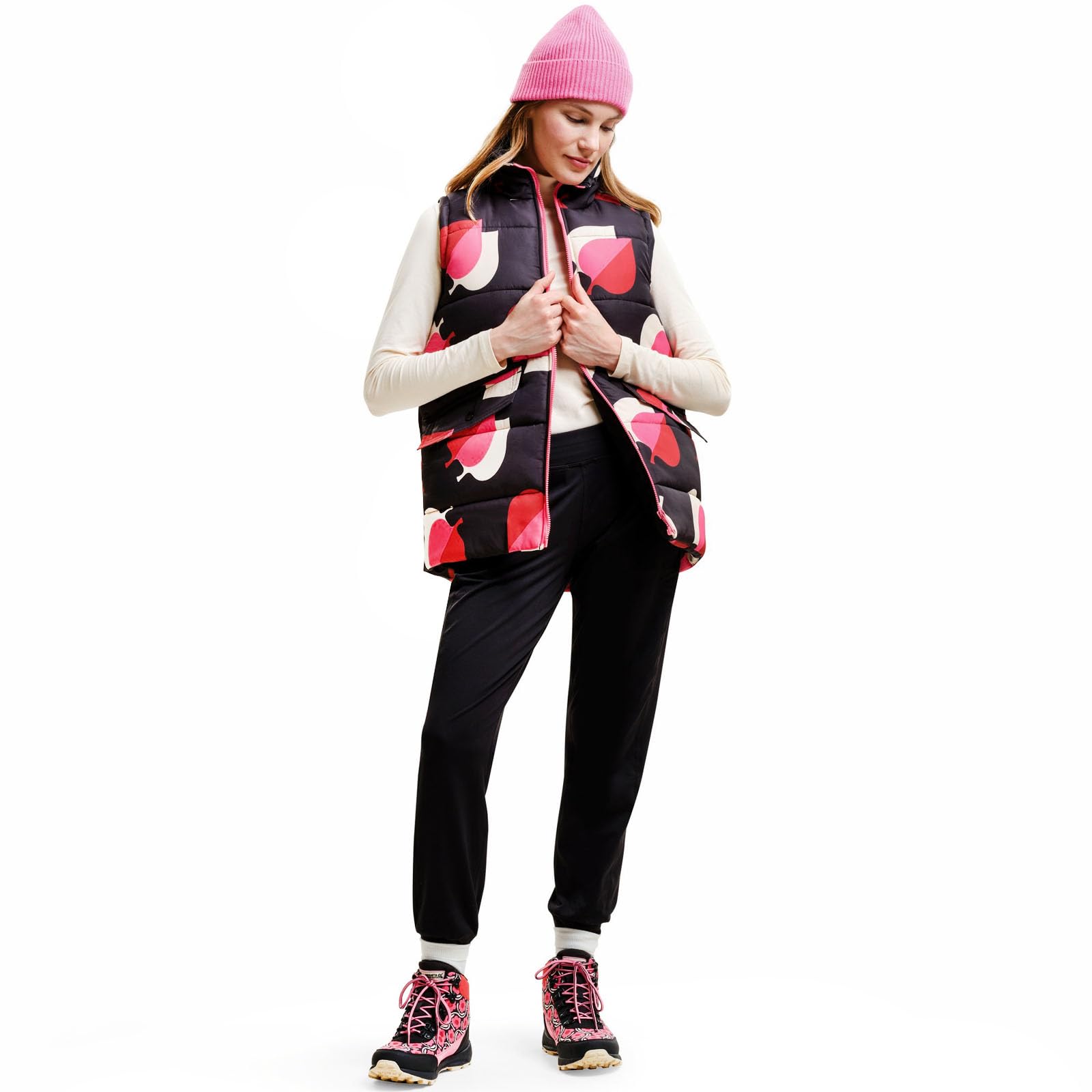 Regatta Women's Orla Kiely Bodywarmer - Shadow Elm Pink - 12