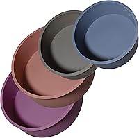 Vista 9 de Moldes redondos de silicona para tartas, juego de 2, molde antiadherente para hornear (juego de 6 pulgadas)