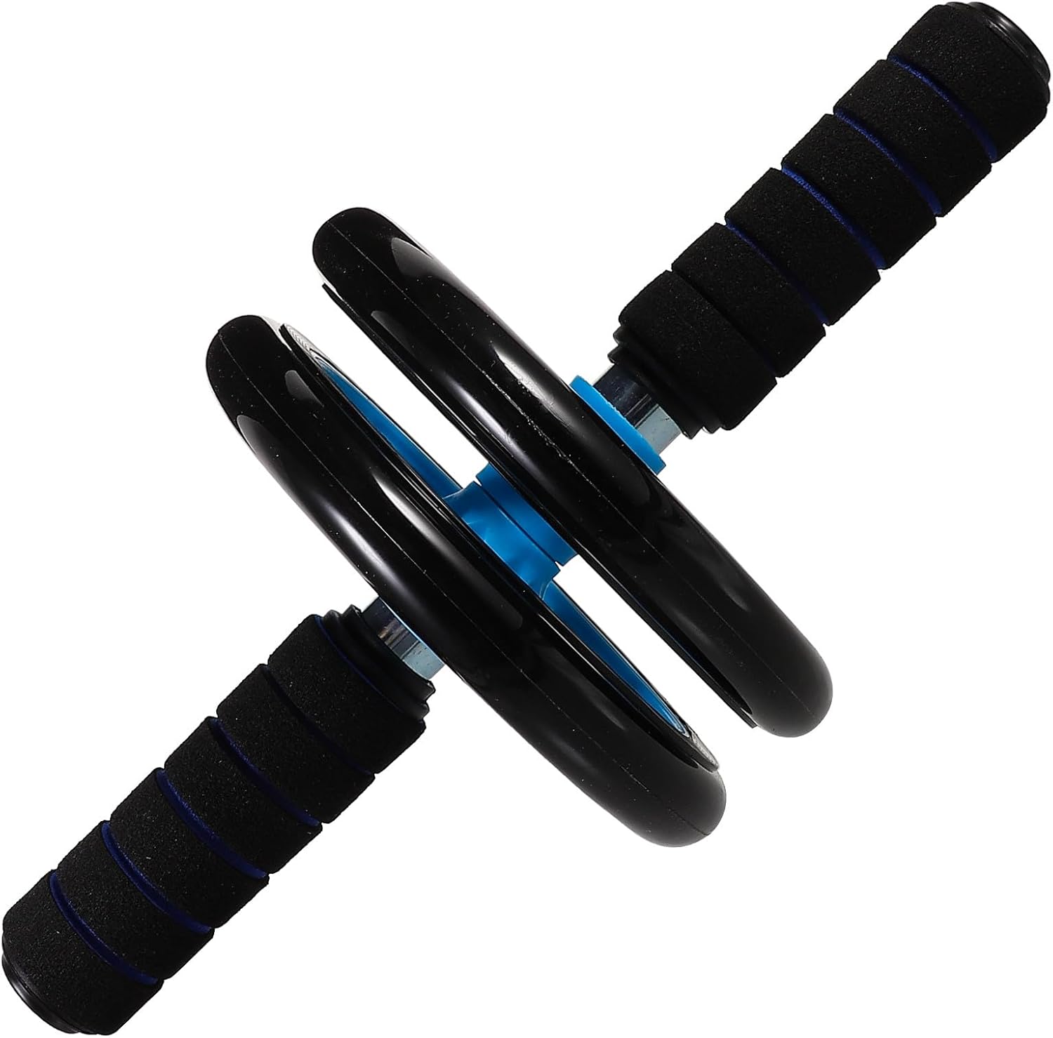 VICASKY Abdominal Wheel Roller for Fitness Training, Two-wheel Abdominal Exercise Roller with Non-slip Handles, Silent for Stomach Workout and Strength Building