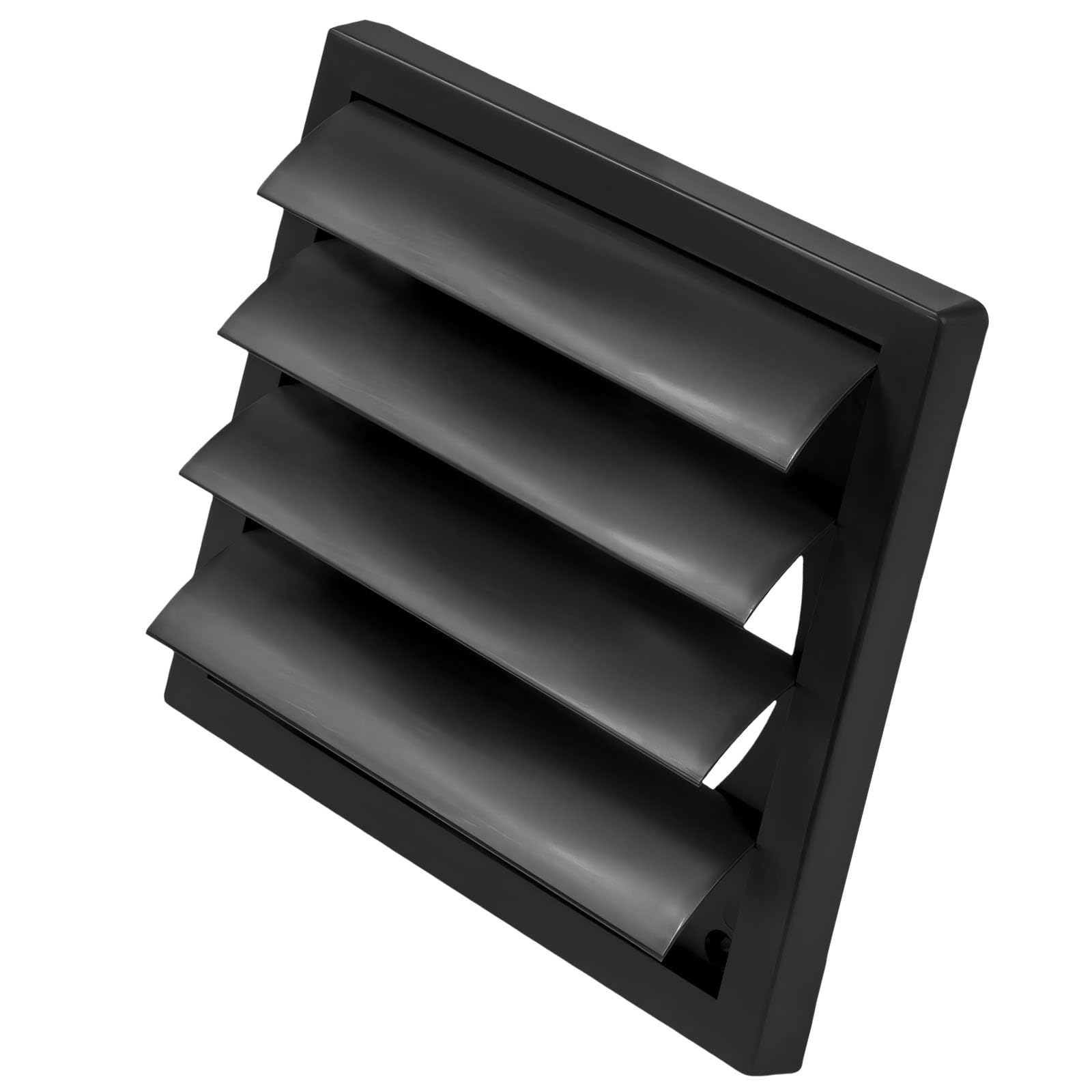 Upgrades Dryer Vent Cover with Louvered Grille & Flanges Outdoor Dryer Vent Hoods ABS for Weatherproof Protect Hailstorm Proof Outlet