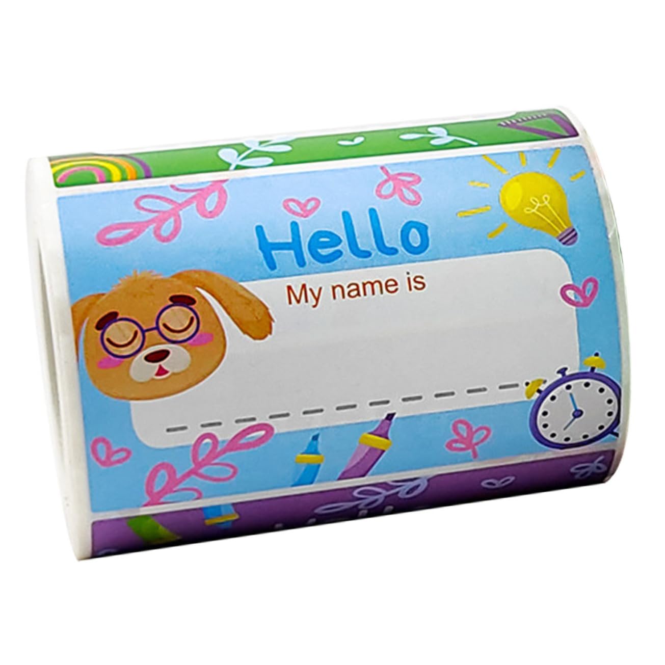 Operitacx 5 Rouleaux autocollants de nom d’animal étiquette autocollantes etiquettes autocollantes name stickers autocollant porte-nom étiquettes pour garderie étiquettes de nom