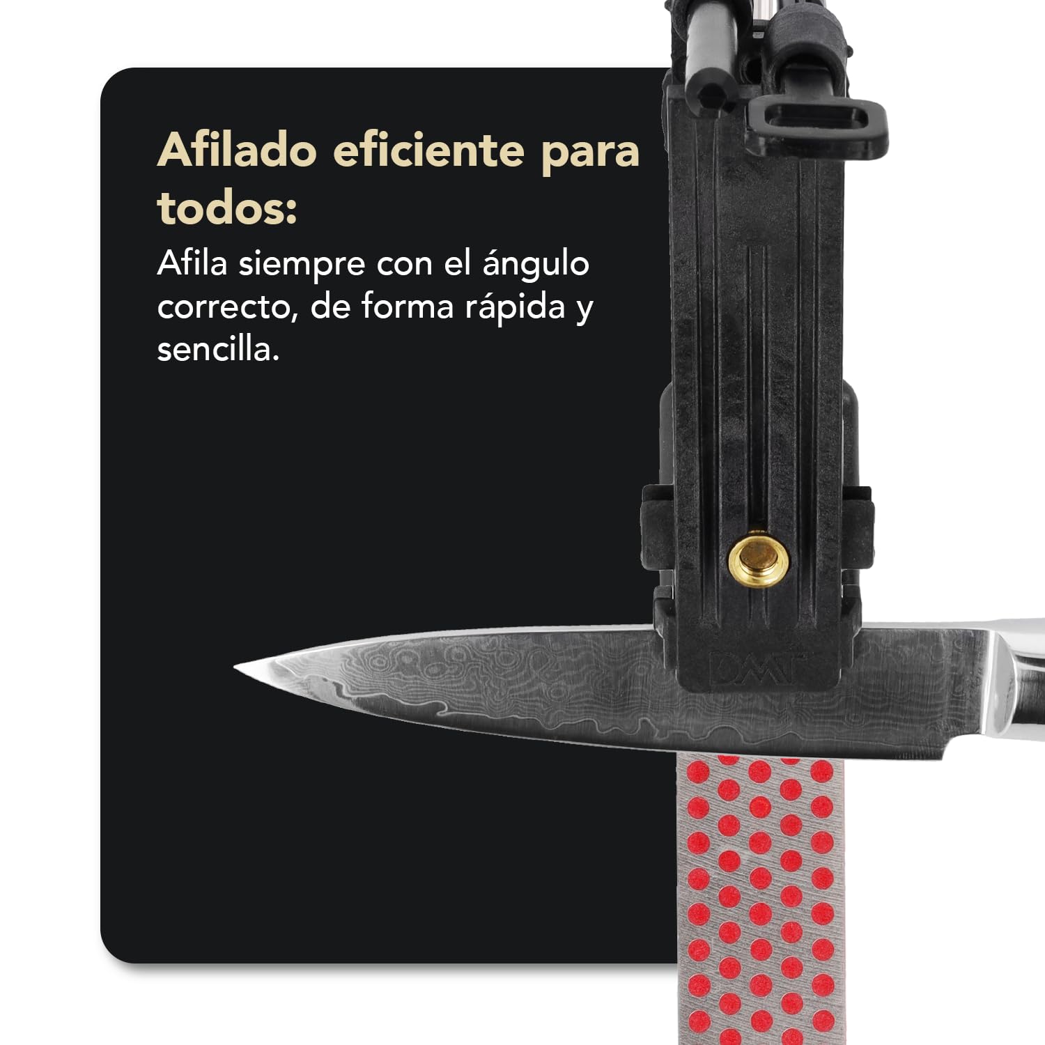 DMT Diafold® Magna-Guide Sistema de Afilado de Diamante | Afilador con Piedras de Grueso a Extra-Extrafino | Afilado Guiado, Ángulo Constante | Made in USA | MAGKIT-4