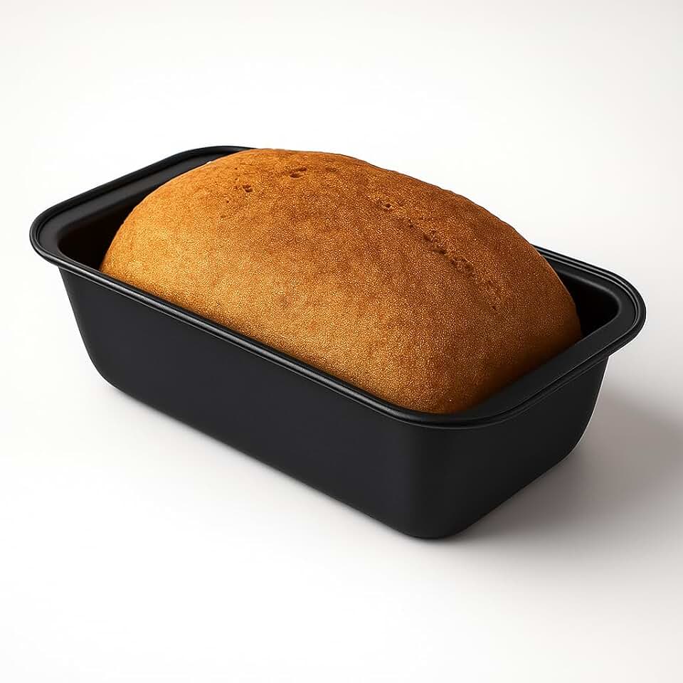 Forma para Pão Antiaderente em Aço 26x13cm, Resistente, Alta Durabilidade, Ideal para Bolos, Pães e Assados