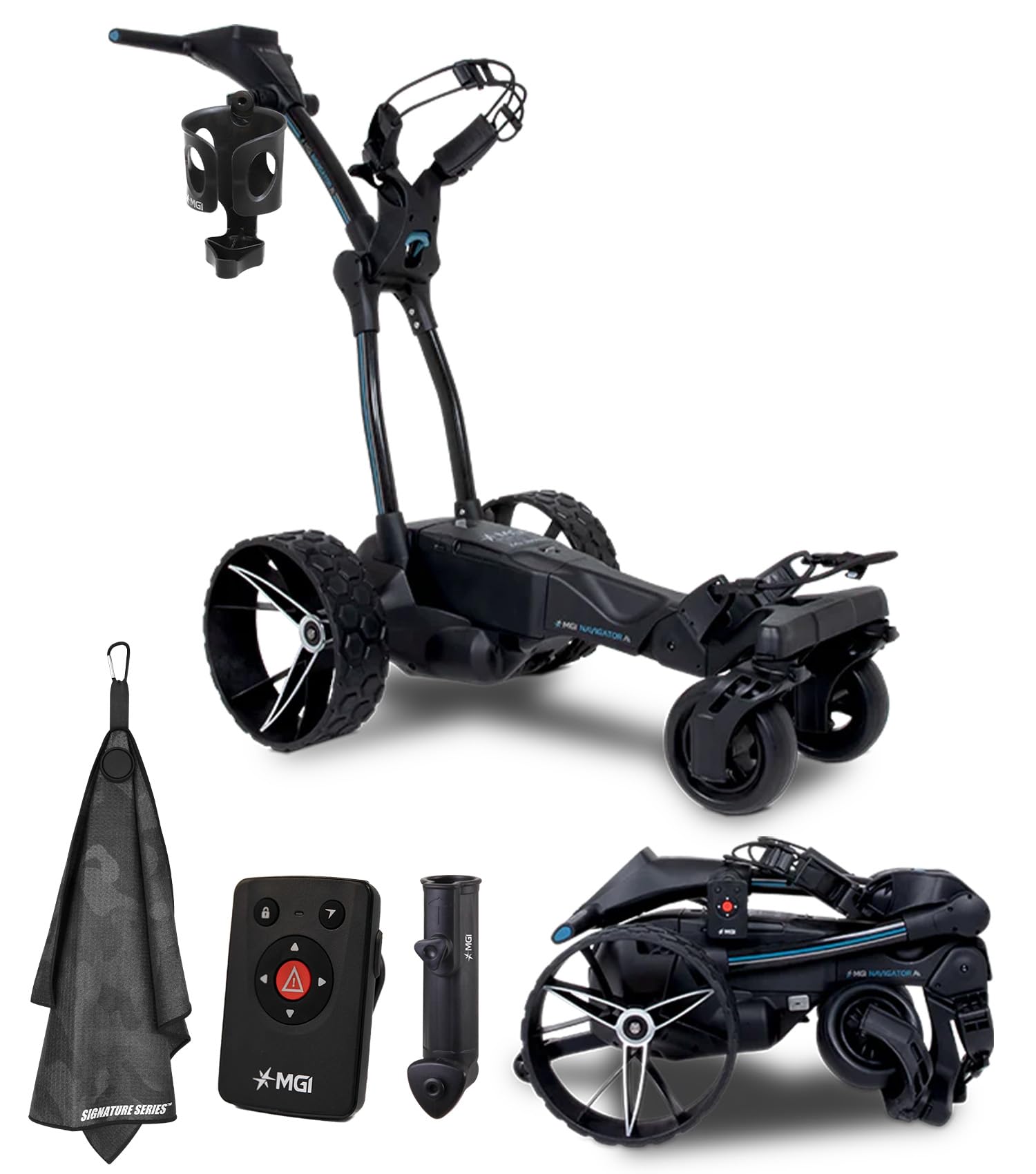 best motorized golf push cart