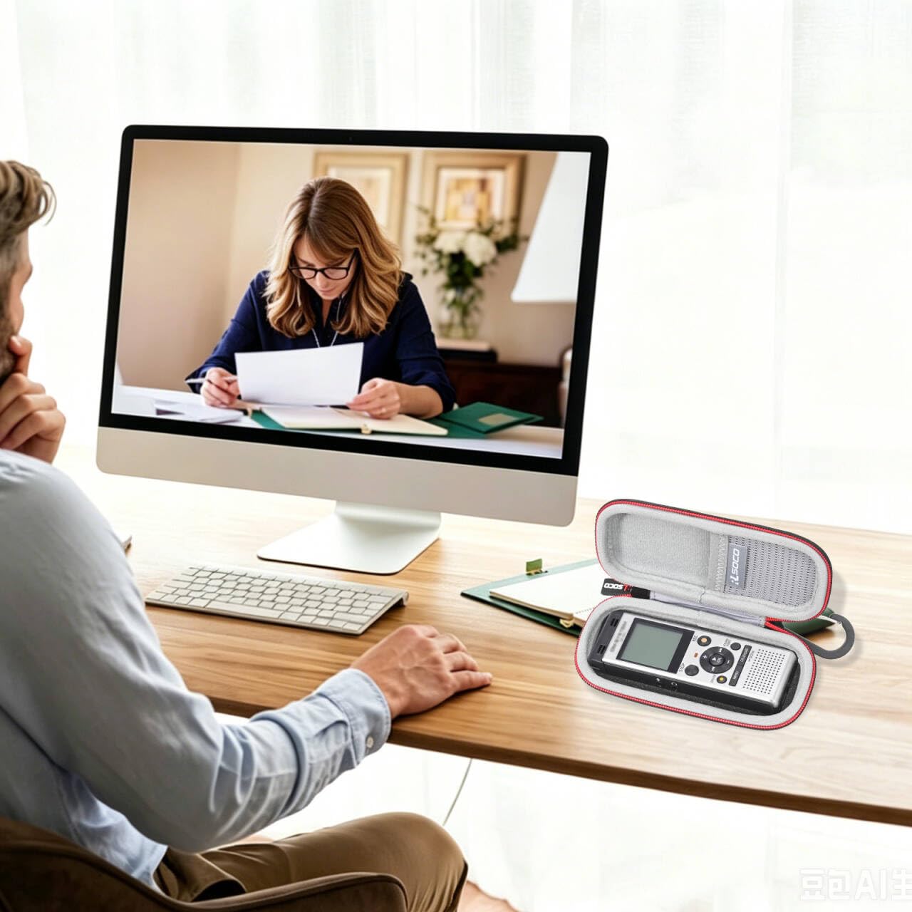 RLSOCO Etui do OM SYSTEM LS-P5 Rejestrator Audio Hi-Res (Tylko Etui)