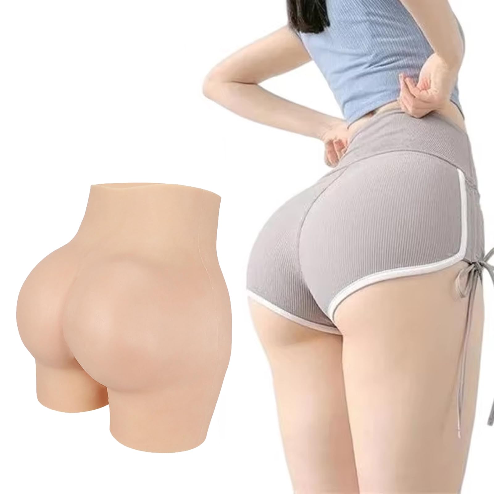Bragas De Silicona De Cintura Alta para Realzar GlúTeos, Ropa Interior Push Up, Levanta Caderas Y Oculta para Travestis.