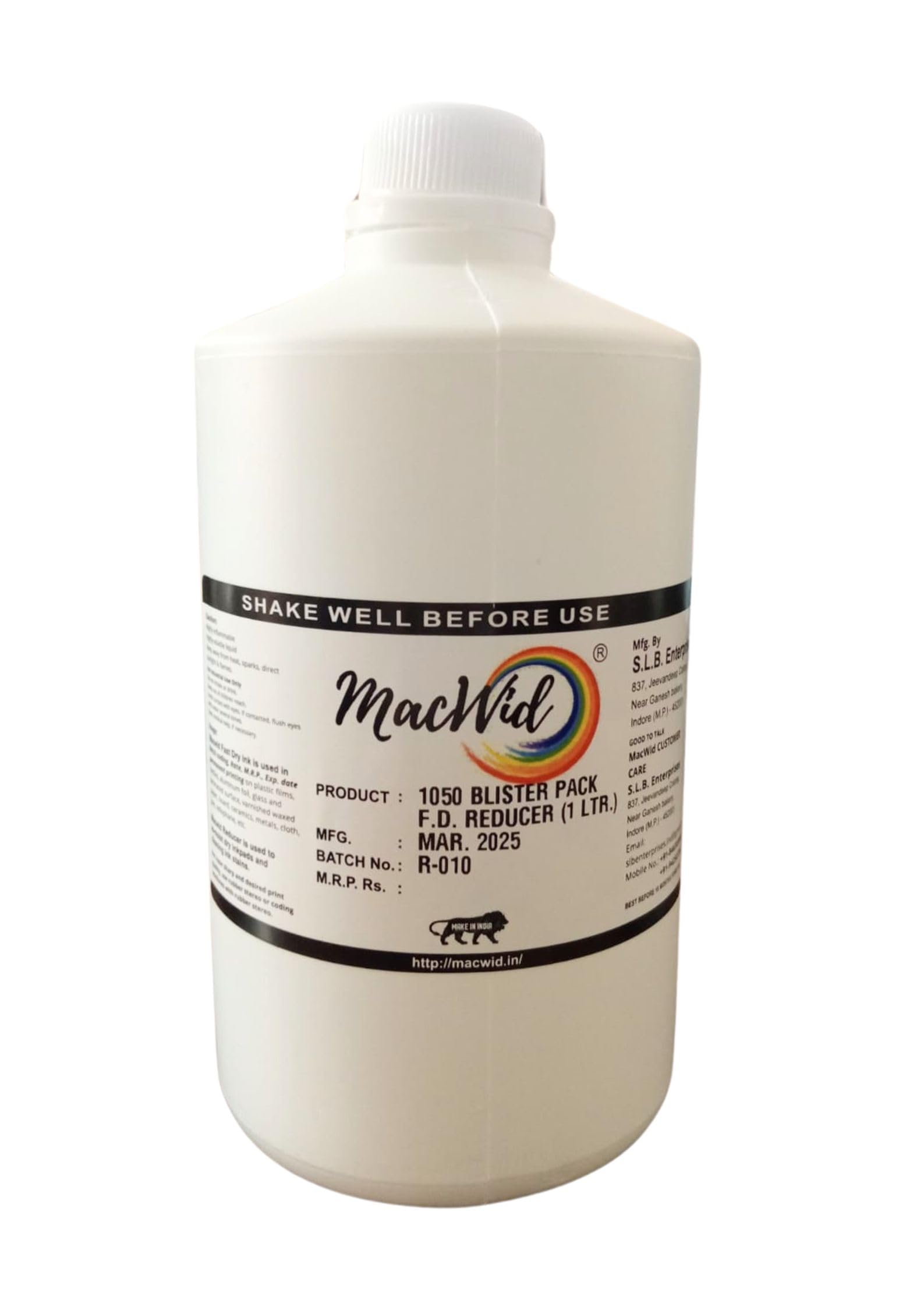 MACWID 1050 Batch Coding Reducer/Pad Softner/Thinner (1 LTR.)-image-38