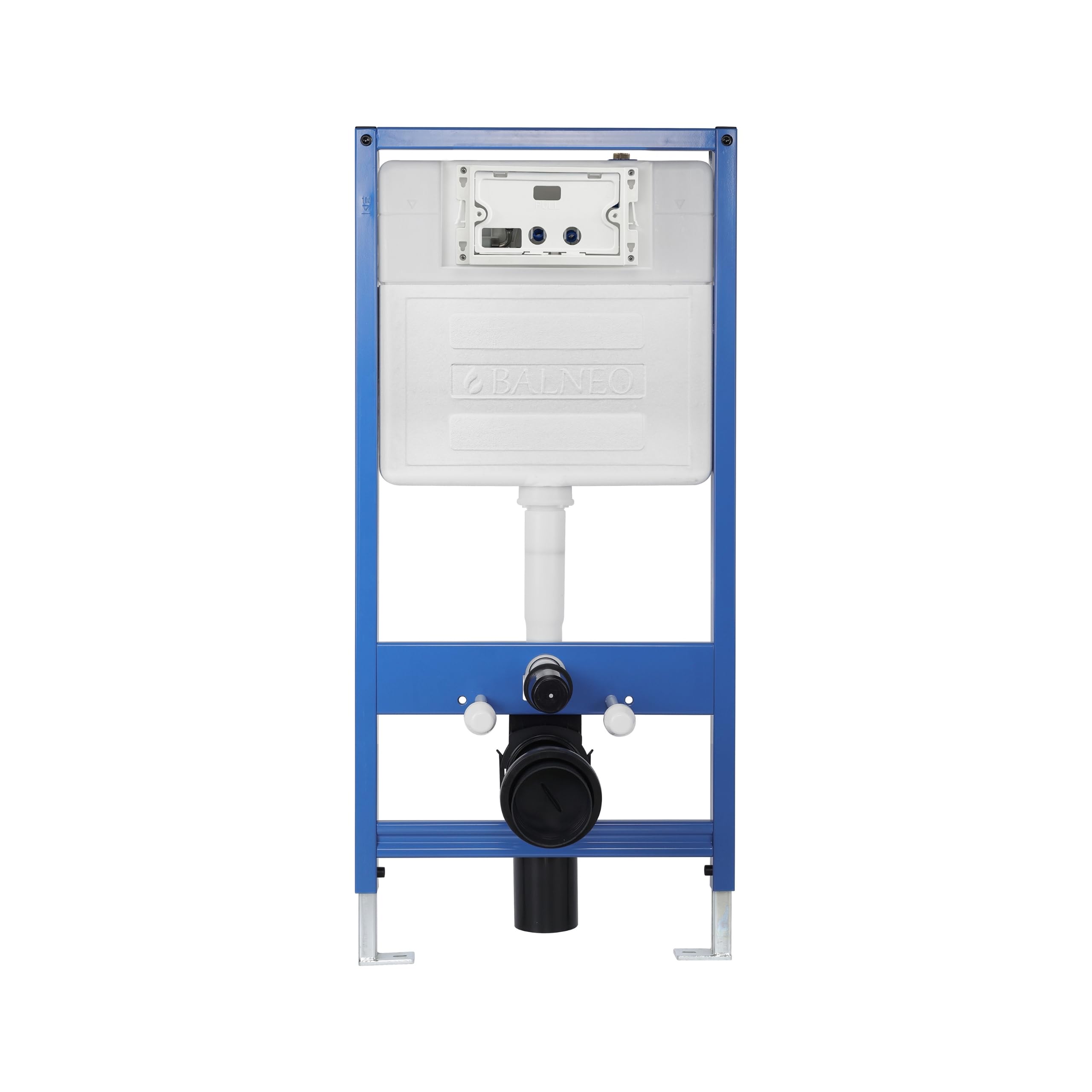 Módulo de Pared para WC Suspendido, Cisterna Empotrada, Kit Completo de Montaje, Soporta 400kg, Marco de Acero Resistente, Doble Descarga, Aislamiento Antivibración, Fix-Frame Slim Next