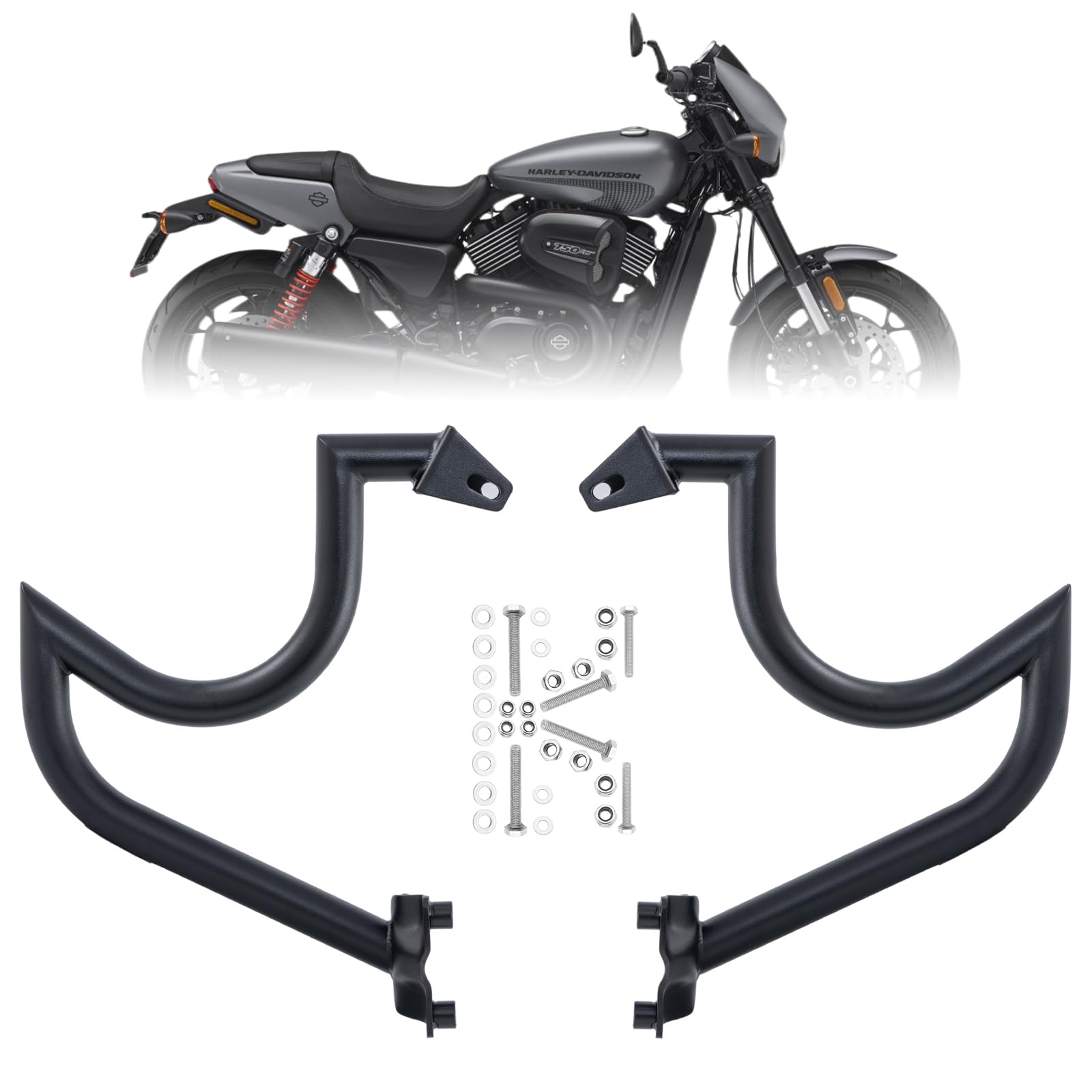 Amazon.com: Kinglemc Crash Bar Engine Guard Highway Bar for Harley