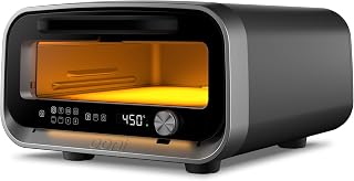 Ooni Volt 2 Forno elettrico per pizza – Frusta per interni con tecnologia Pizza Intelligence – Antracite – 450 °C Massima temperatura – Cuocere la pizza napoletana in 90 secondi