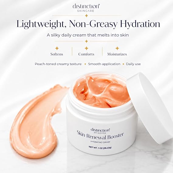 Distinction Skin Renewal Booster, Hydrating Daily Facial Cream, 1 Oz